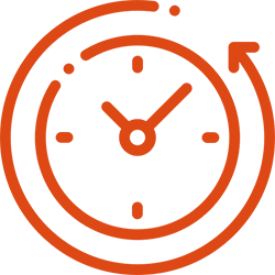 back-in-time orange time in past