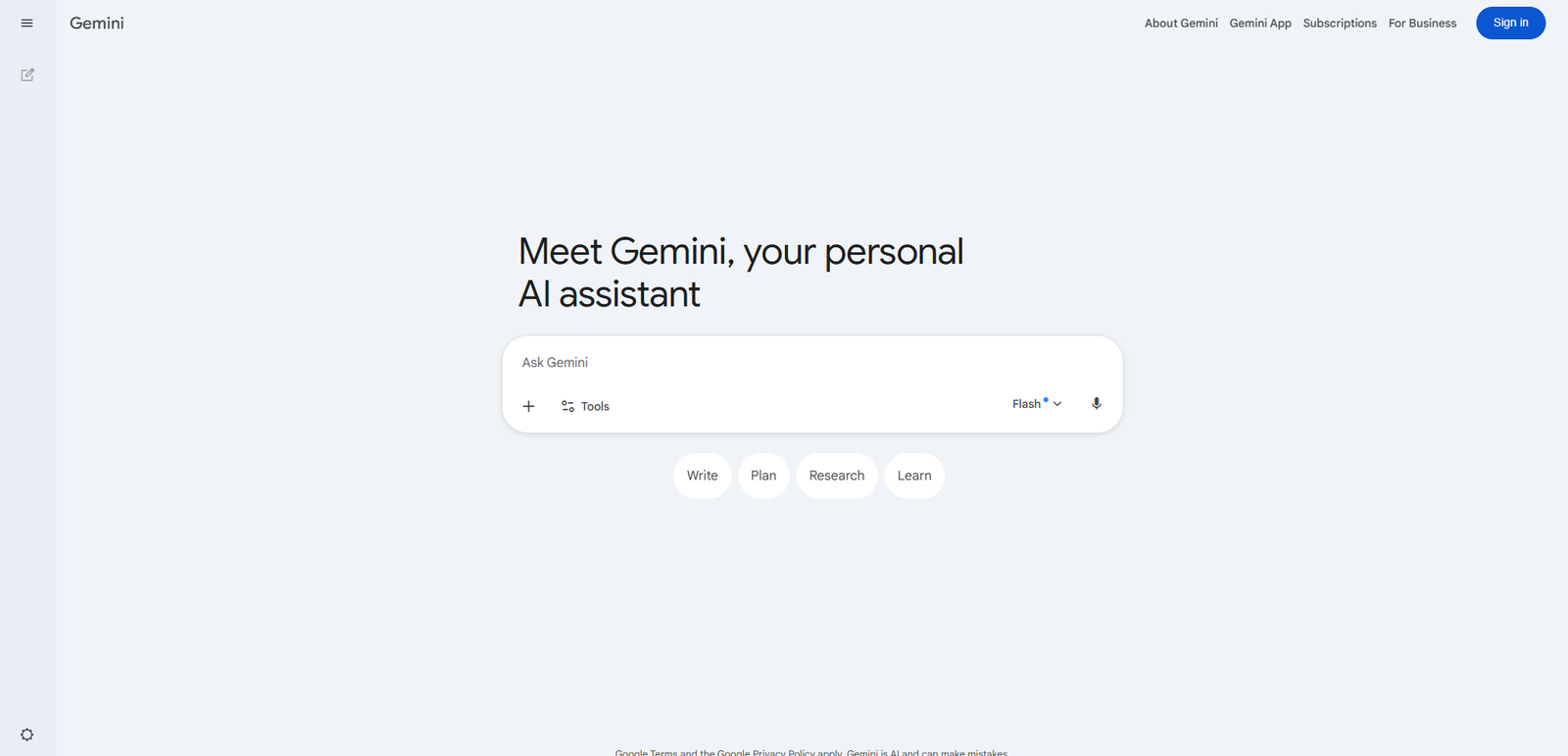 Google Gemini - Best for Google Ecosystem Integration - ChatGPT Alternatives - W3Speedup