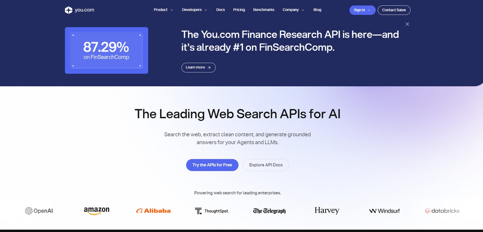 You.com - Best for Customizable AI Workflows - ChatGPT Alternatives - W3Speedup
