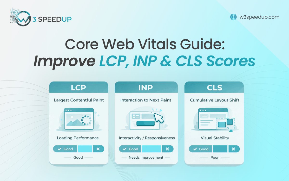 Core Web Vitals Explained Understanding LCP INP and CLS - W3Speedup