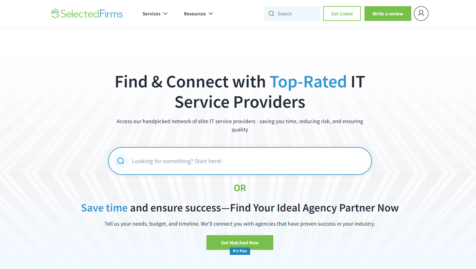 SelectedFirms - Top B2B Sites to Hire Software Developers - W3Speedup
