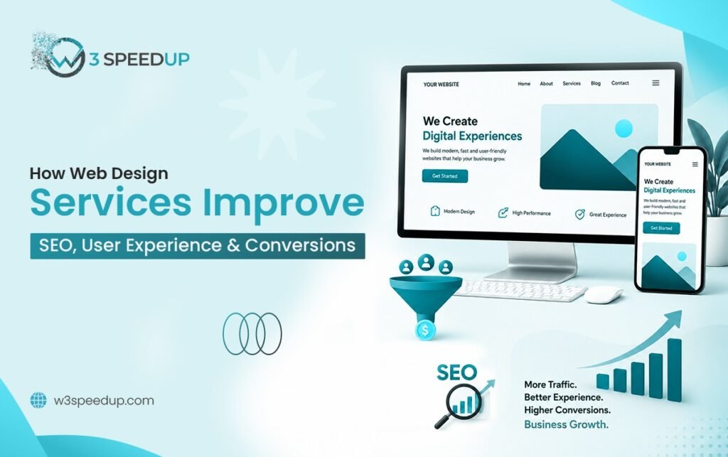 Web Design Services and Their Impact on SEO, UX and Performance - W3Speedup