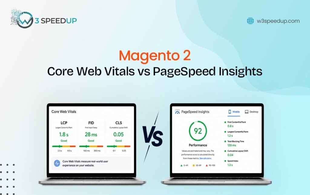 Core Web Vitals vs PageSpeed in Magento 2