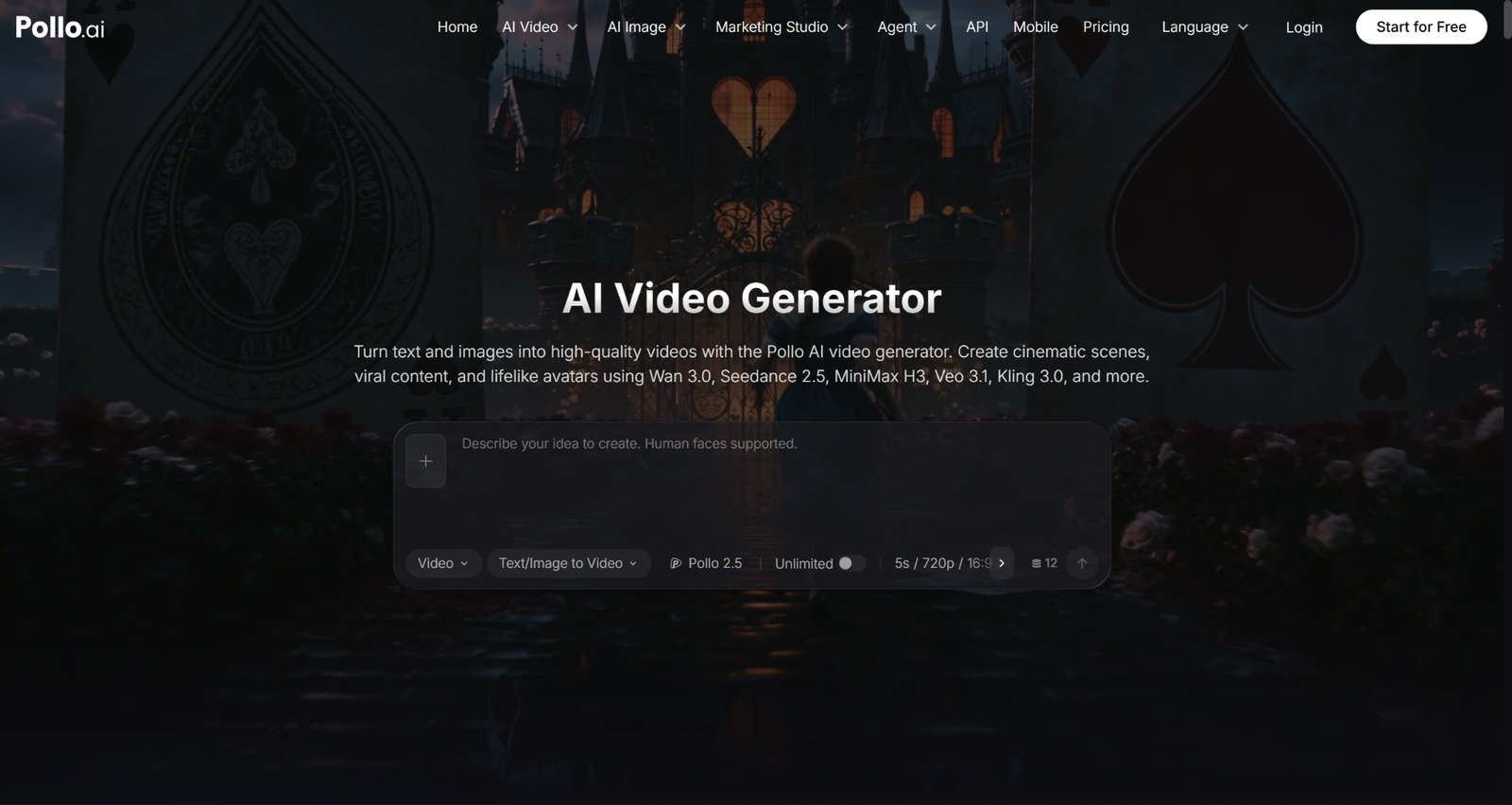 Pollo AI video generator