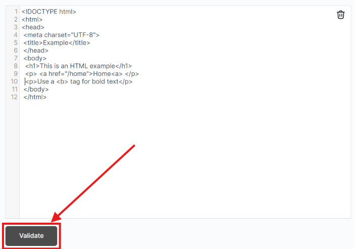 Perform HTML Validation Quickly 